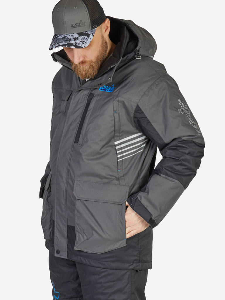 Костюм плавающий зимний Norfin APEX 2 FLT (куртка+полукомбинезон) для рыбалки и охоты