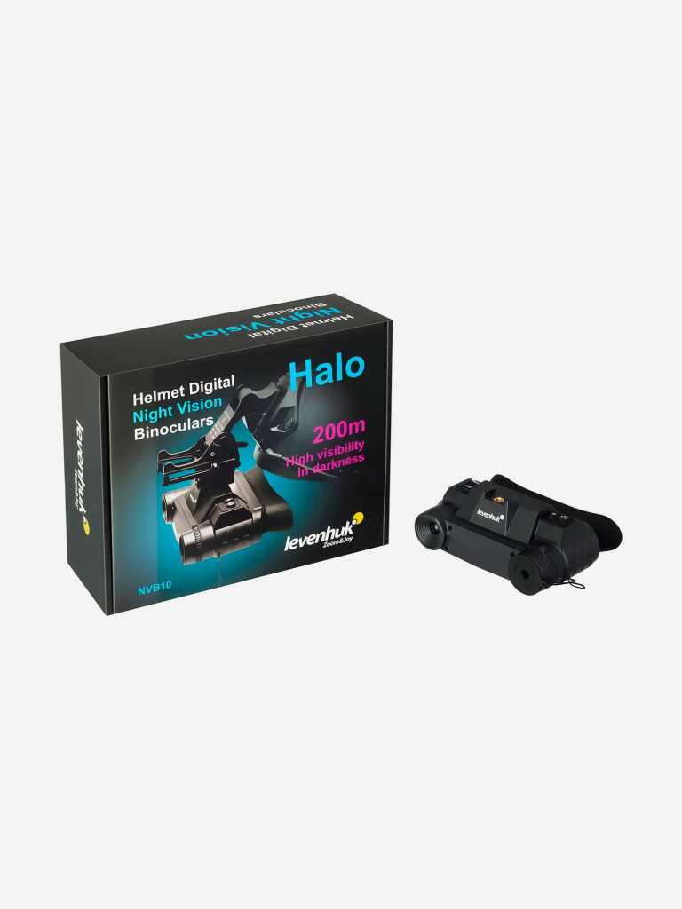 Бинокль цифровой ночного видения Levenhuk Halo NVB10 Helmet, с креплением на шлем