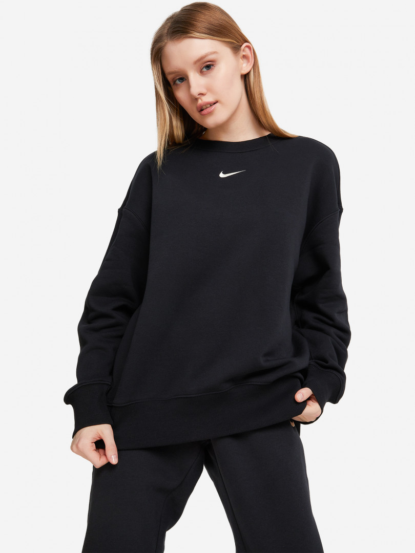 фото Свитшот женский nike sportswear phoenix, черный