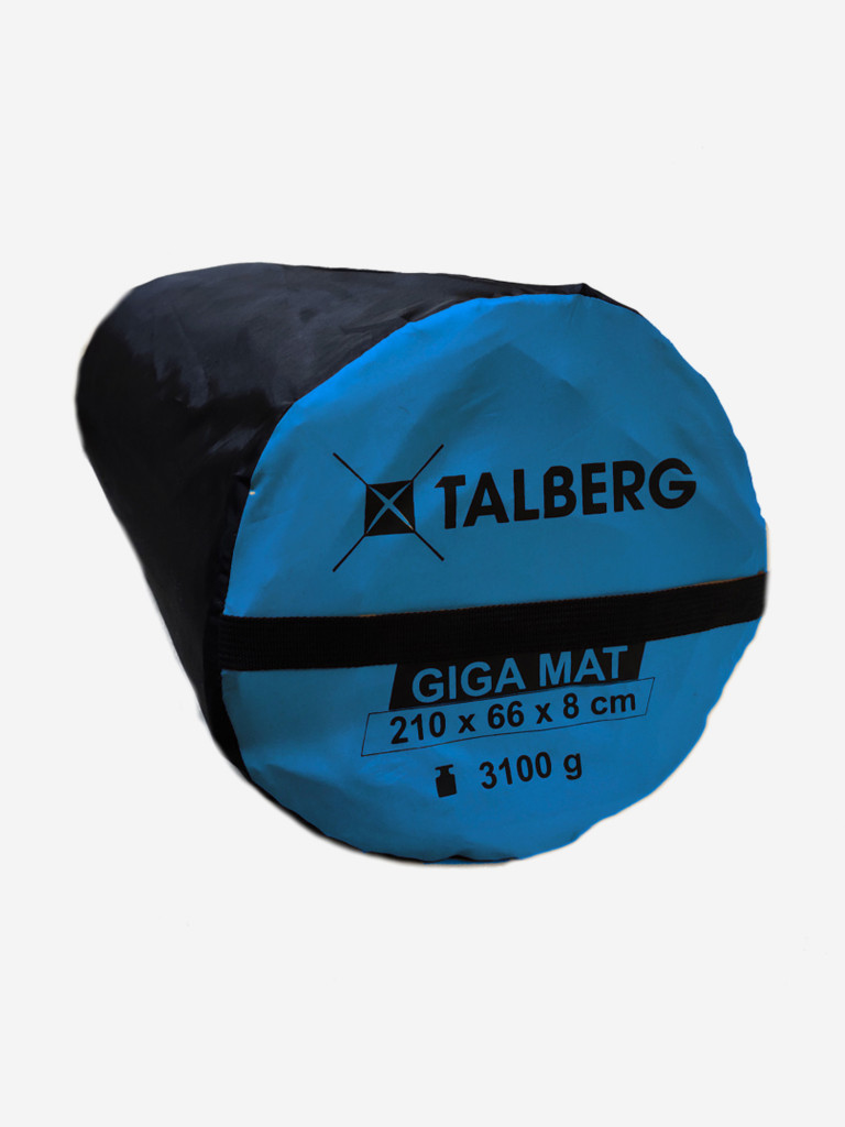 Коврик самонадувающийся GIGA MAT, 210x66x8 см, синий