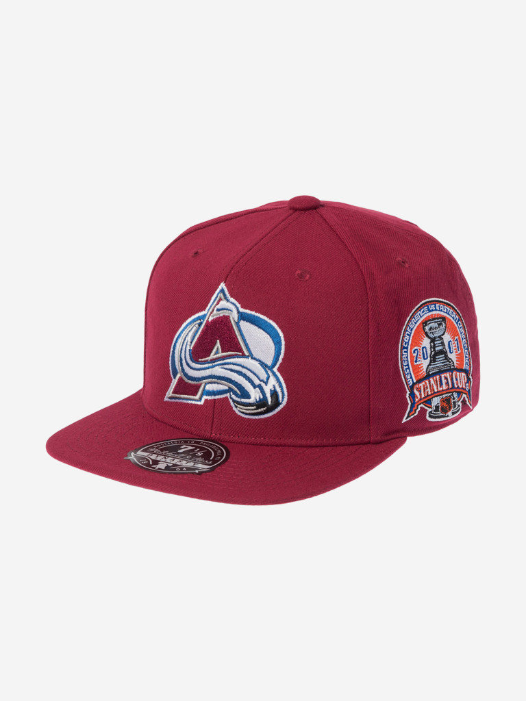 Бейсболка с прямым козырьком MITCHELL NESS 6HSFLR22464-CAVBRGY Colorado Avalanche NHL