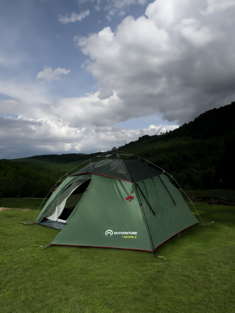 Палатка 2-местная Outventure 1 Second Tent 2 Зеленый 5949₽