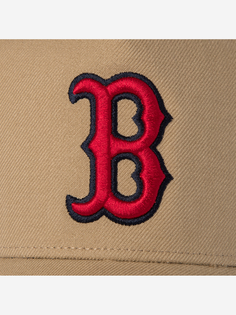 Бейсболка 47 BRAND B-REPDT02WBP-KH Boston Red Sox MLB (бежевый)