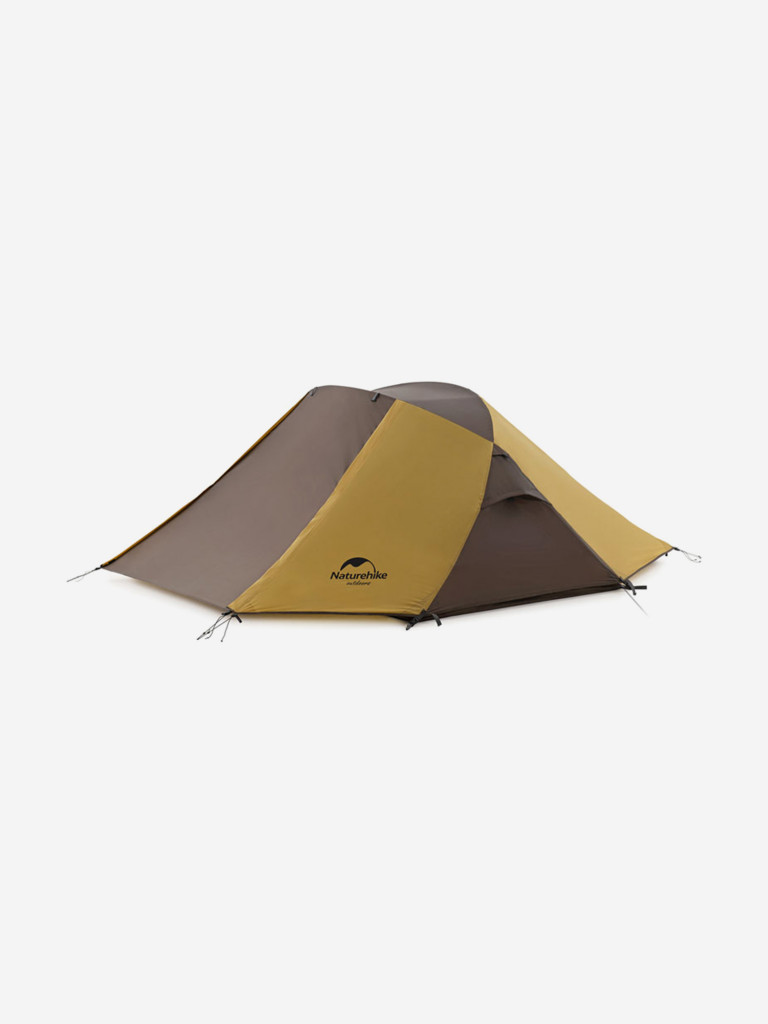 Палатка Naturehike Butterfly 2-местная, алюминиевый каркас, желто-коричневый
