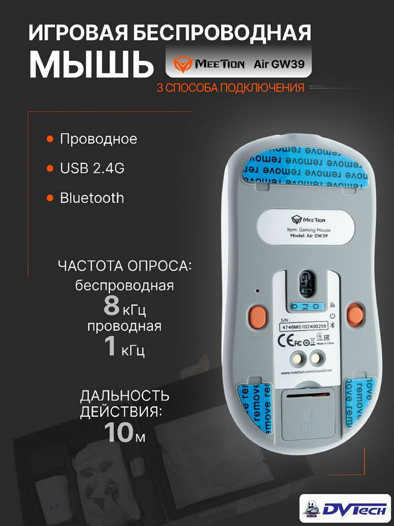 Игровая мышь MEETION GW39
