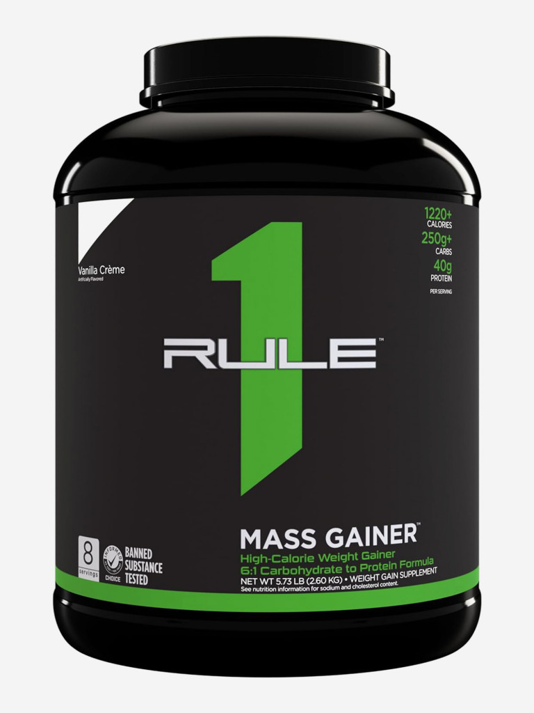Гeйнeр Rule 1 Mass Gainer, 2600 г, Ванильныe сливки
