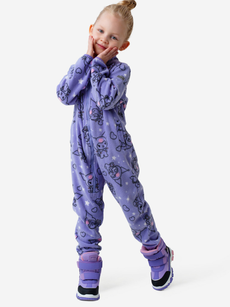Комбинезон флисовый для девочек PlayToday
