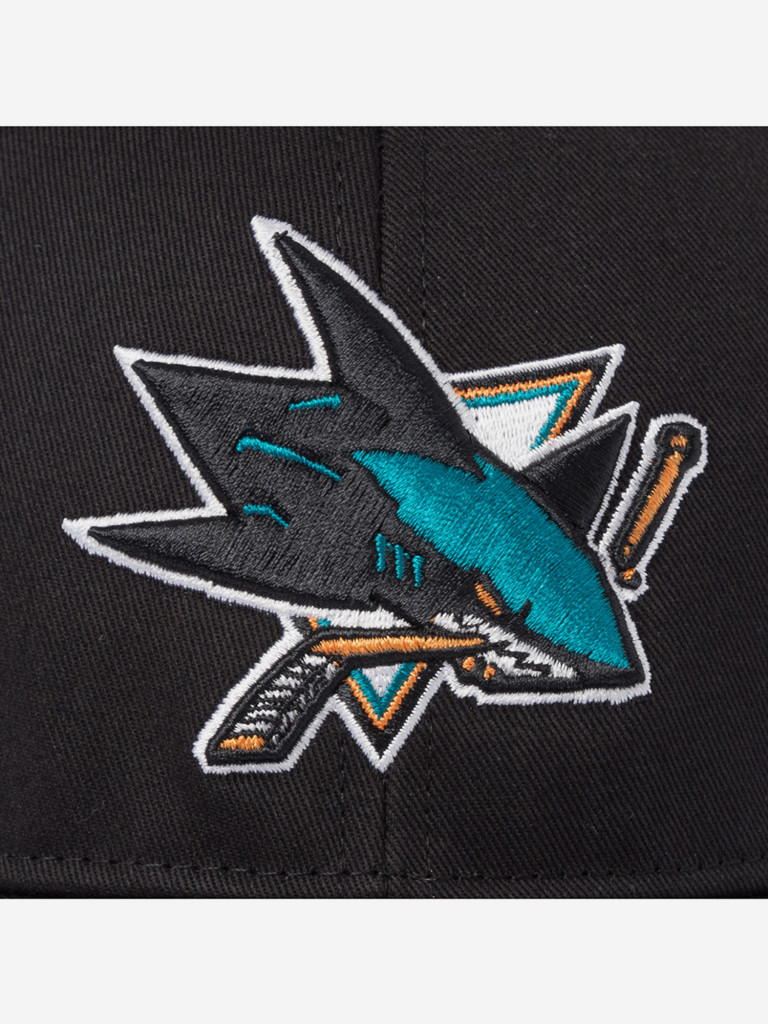 Бейсболка с сеточкой 47 BRAND H-BRANS22CTP-BK San Jose Sharks NHL