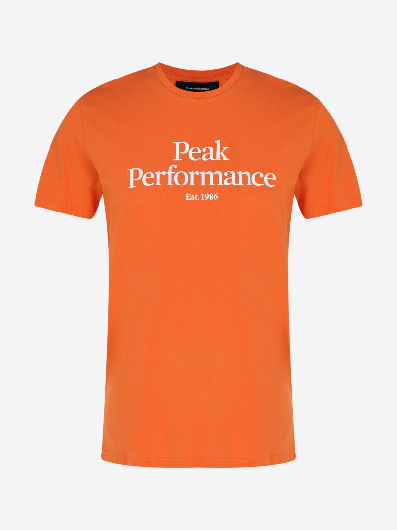 фото Футболка мужская peak performance original, оранжевый