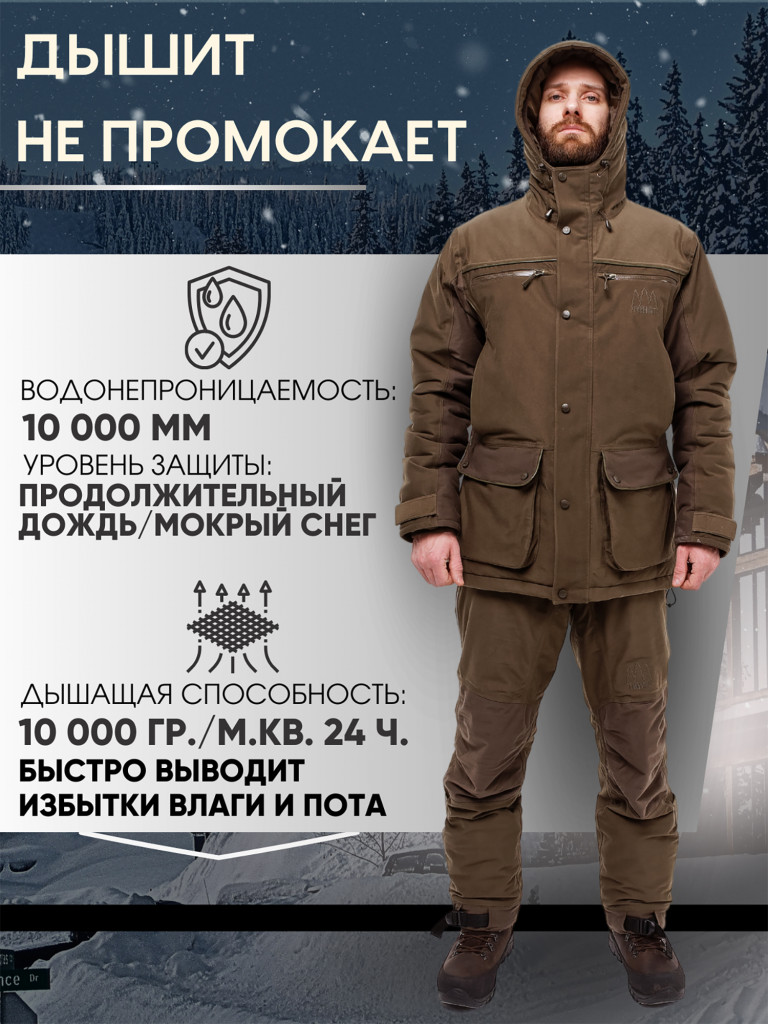 Костюм мужской охотничий FINNHUNT Nordic Olive Green