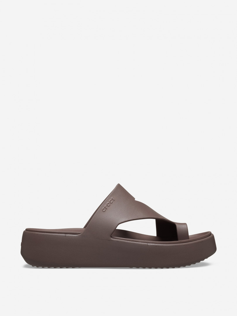Сандалии женские Crocs Getaway Platform Toe Loop Серый 5199₽