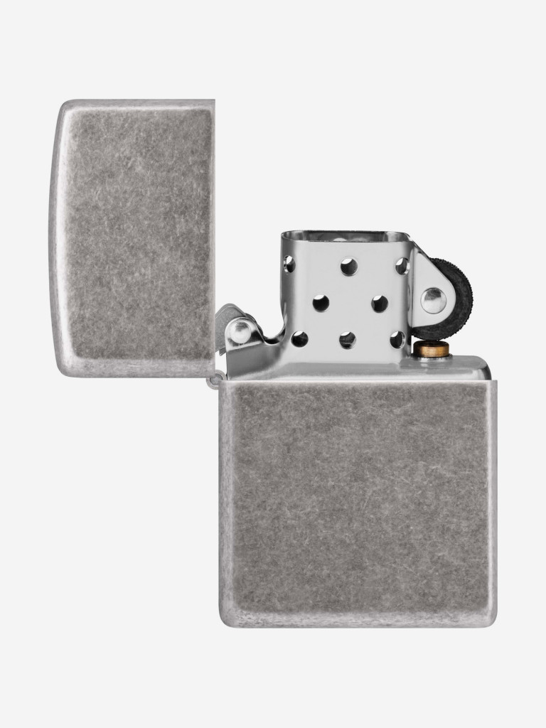 Зажигалка бензиновая ZIPPO 28973 Armor Antique Silver Plate