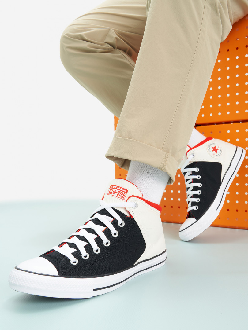 фото Кеды мужские converse chuck taylor all star high street, черный