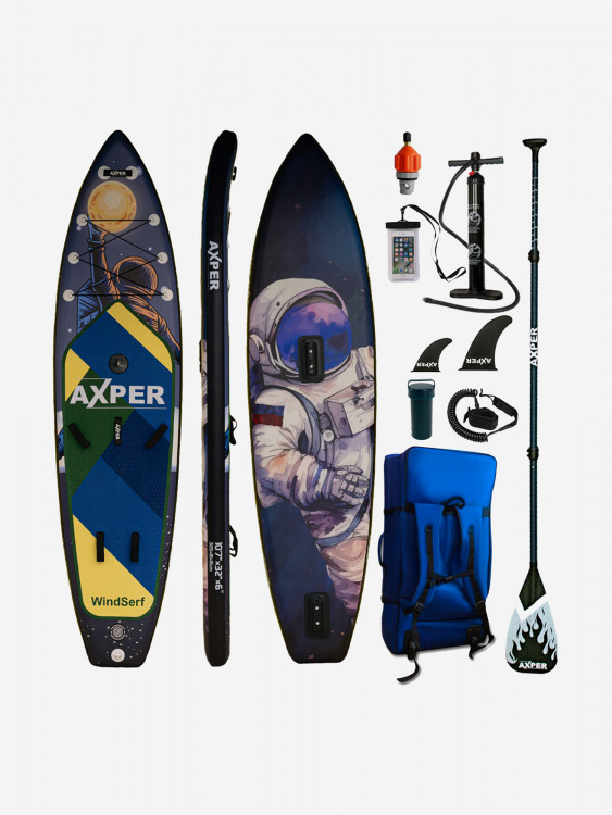 Надувная двухслойная SUP доска AXPER WindSup Space 10'7" (под парус)