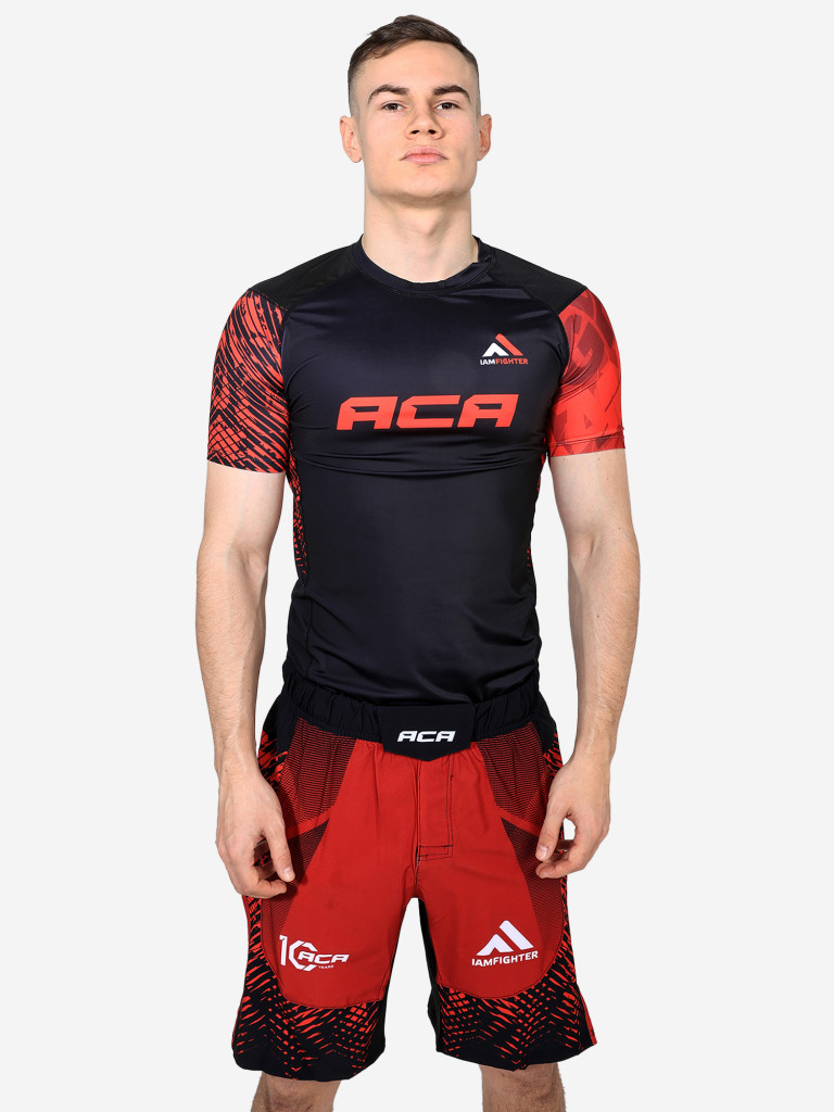 Рашгард с коротким рукавом ACA&IAMFIGHTER