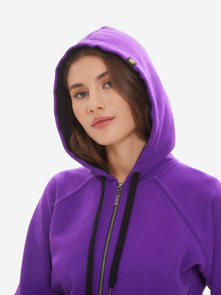 Толстовка женская спортивная на молнии с капюшоном Rebelpro