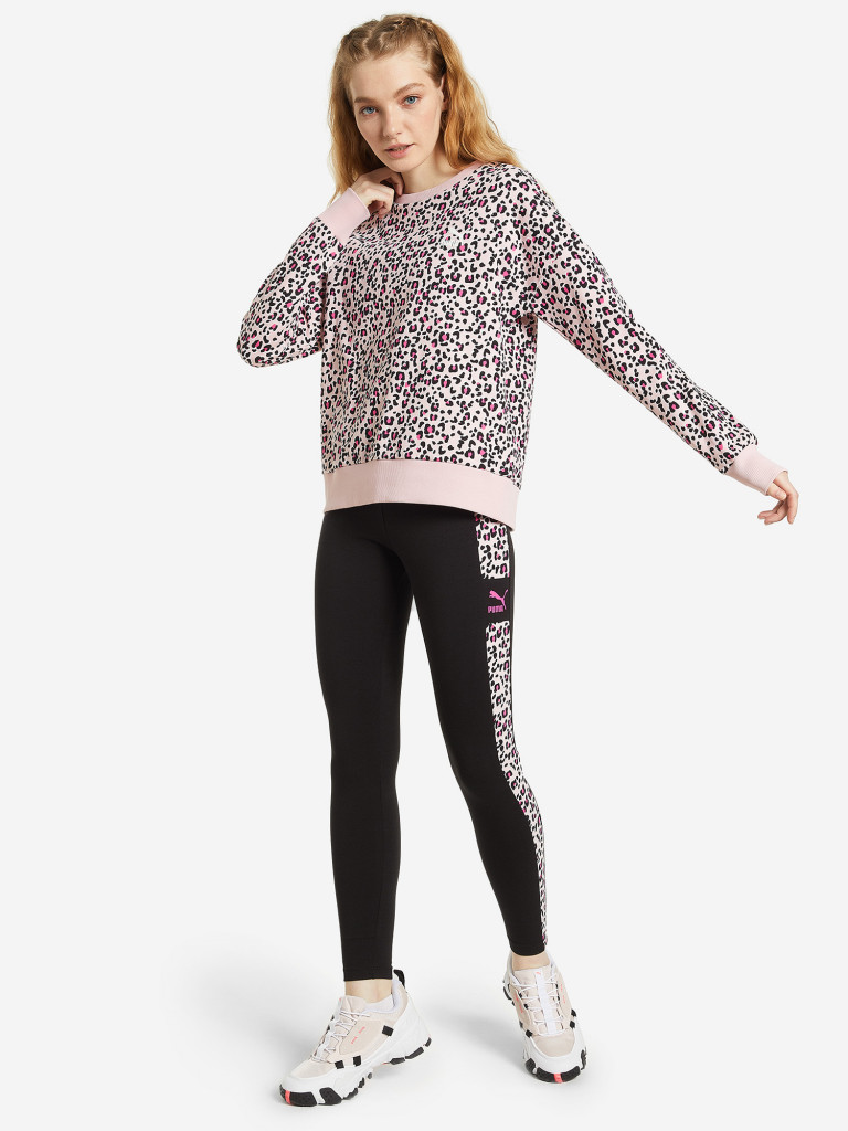 Свитшот женский PUMA Classics Graphics Aop Crew Sweat