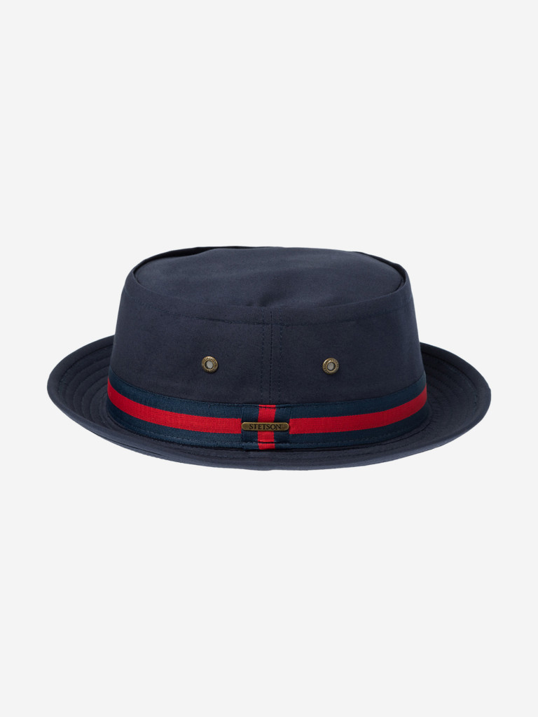 Панама STETSON 1691107 PORK PIE CO/PES (синий)
