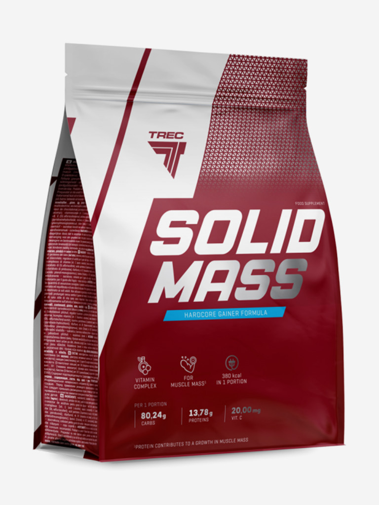 Гейнер Trec Nutrition SOLID MASS Ваниль 5800 г (пакет)