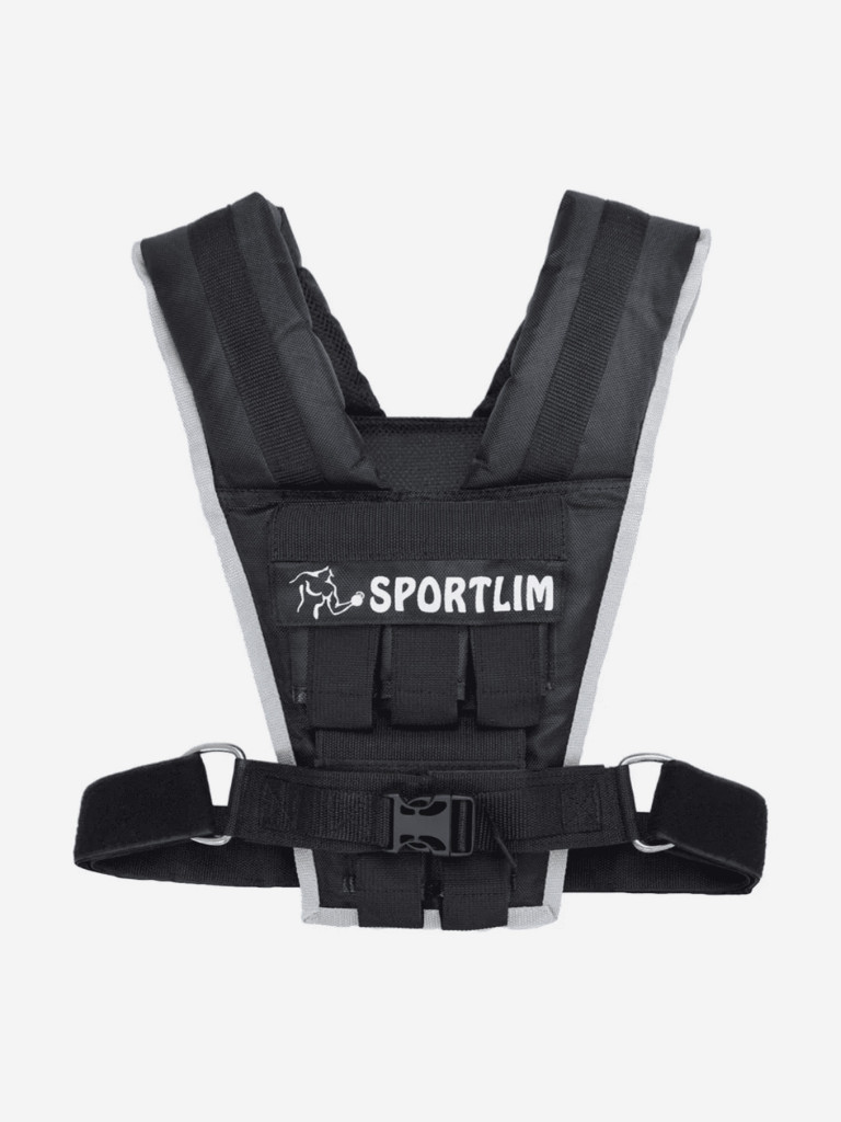 Жилет утяжелительный Sportlim RUNNER SHL-10 1-10 кг, черный (универсальный размер)