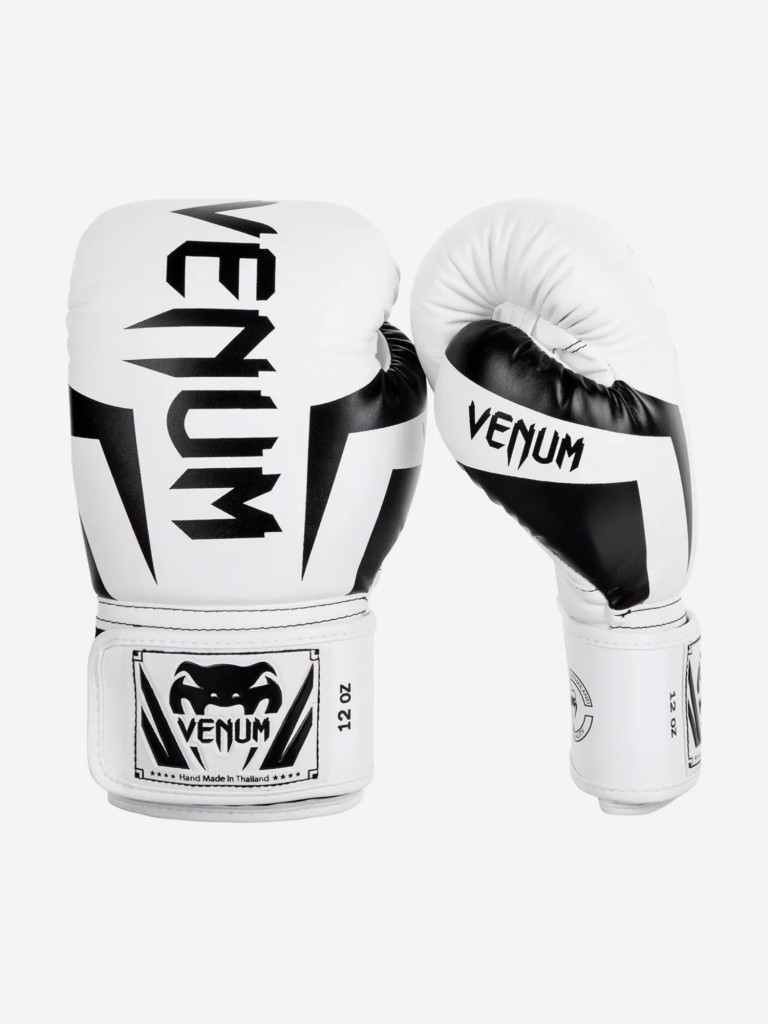 Боксерские перчатки Venum Elite - Белый