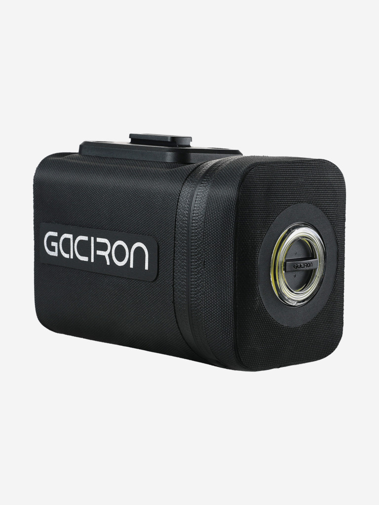 Передняя велосумка GACIRON Cathouse-100, c умным фонарем 2 в 1, крепление на руль, цет черный