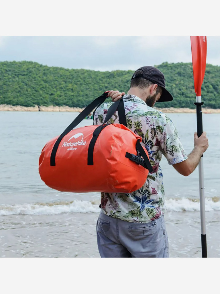 Гермосумка Naturehike 90 л ПВХ (красная)