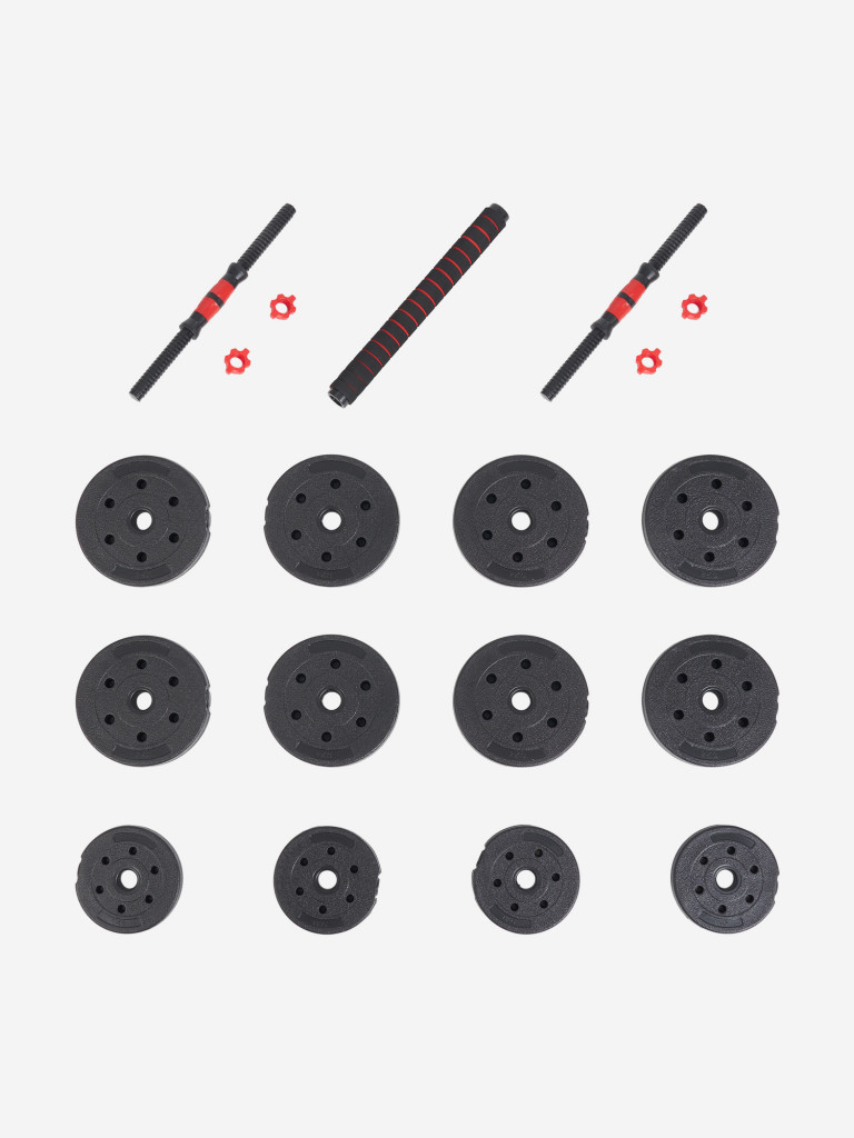 Набор гантелей с пластиковыми дисками Torneo, 20 кг