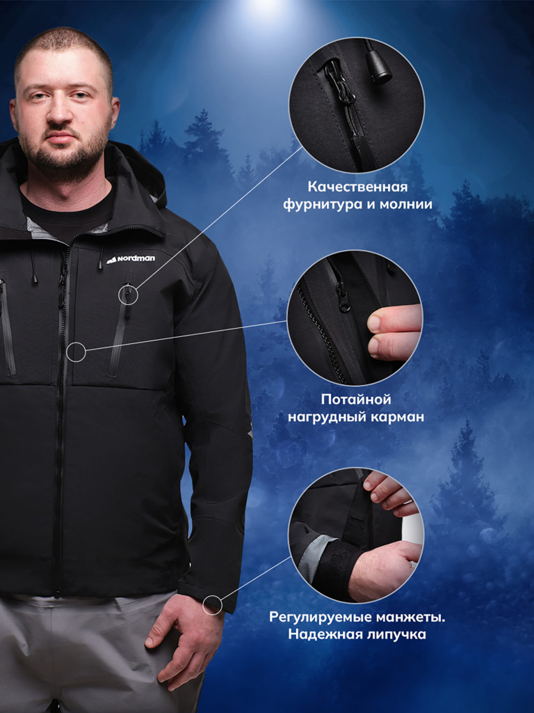 Куртка мембранная мужская Nordman Jack-3