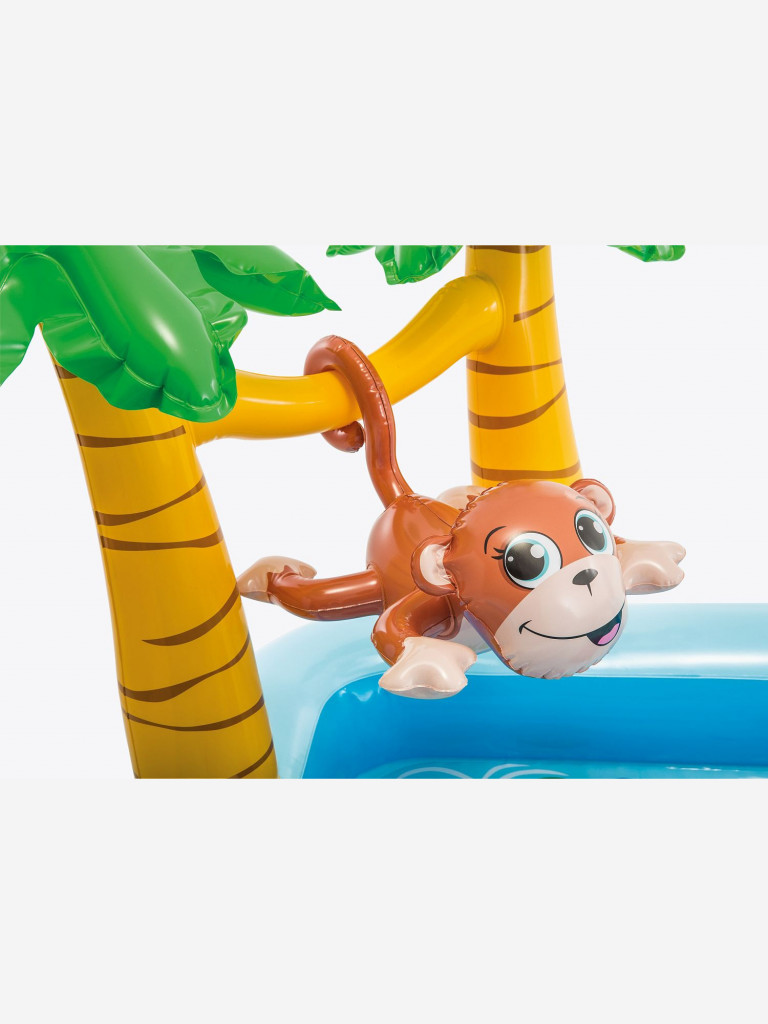 Детский надувной игровой центр Intex 57161NP "Приключения в джунглях" 3+