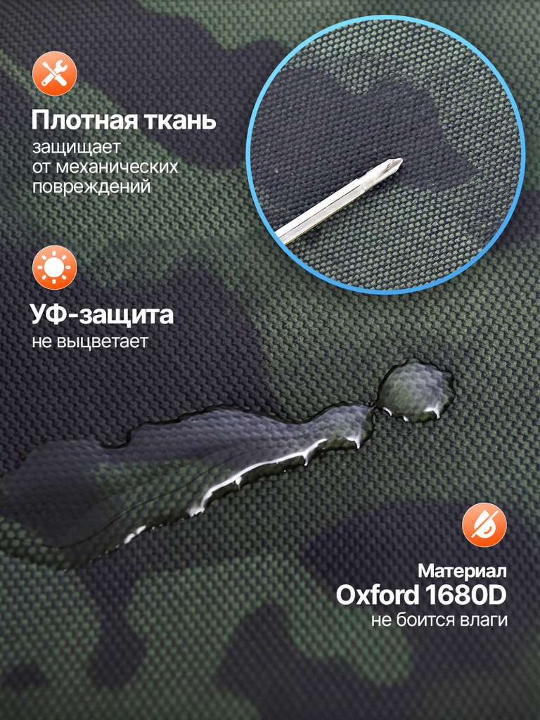 Сумка для рыбалки, ELLTT, R-3-1-17, "черо-зеленая"