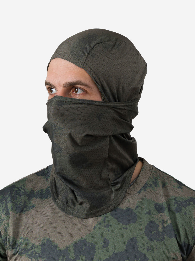 Балаклава сетка с перфорацией черный мох Jägermann