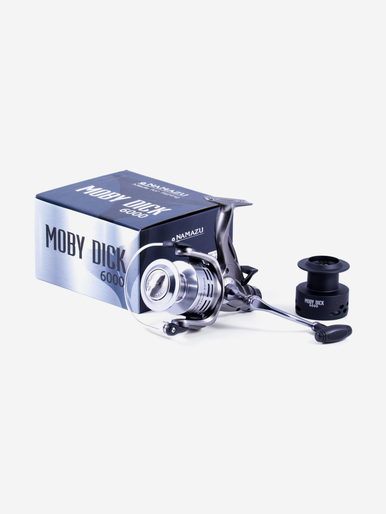 Катушка безынерционная Namazu Pro Moby Dick MD6000 5+1 подшипник, металлическая шпуля + запасная.