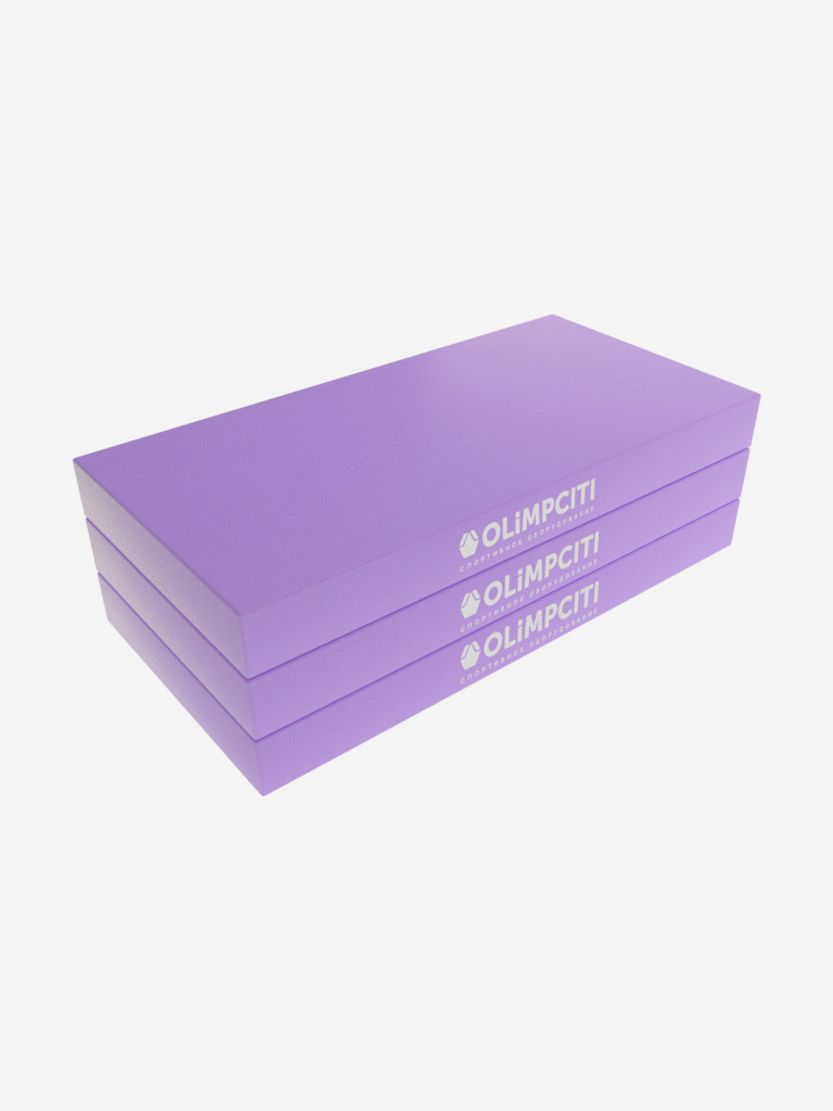 Мат спортивный складной OLIMPCITI, 1000х500х100 мм, 3 сложения, винилискожа
