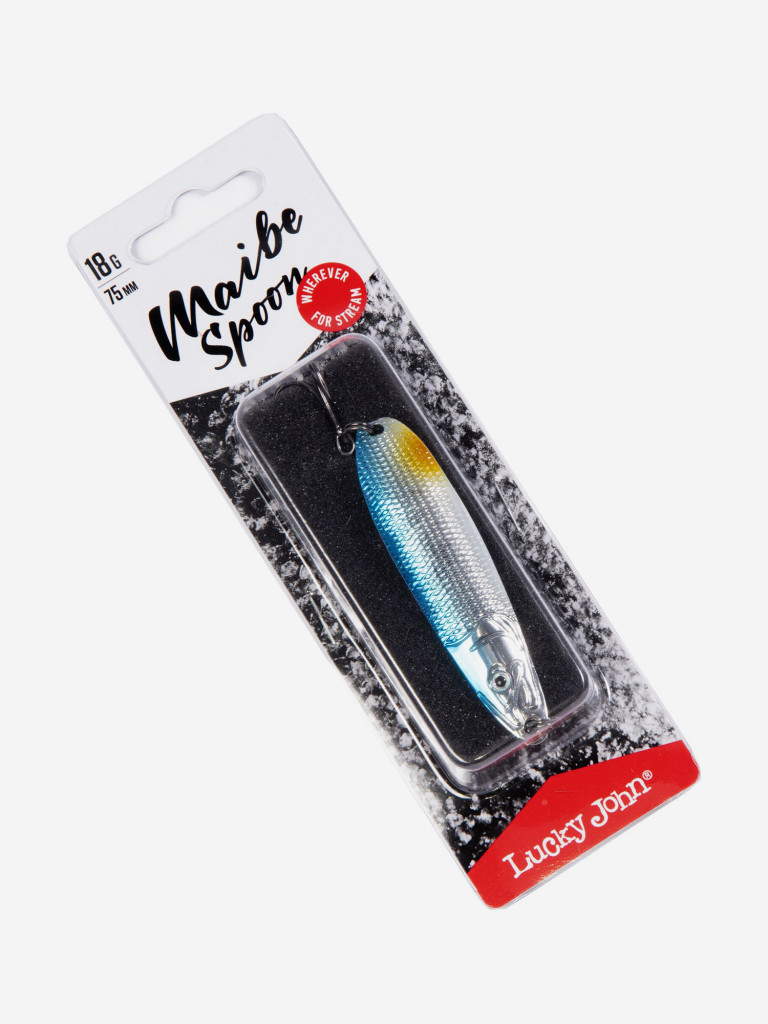 Блесна колеблющаяся Lucky John MAIBE SPOON, длина 75мм, вес 018.0г