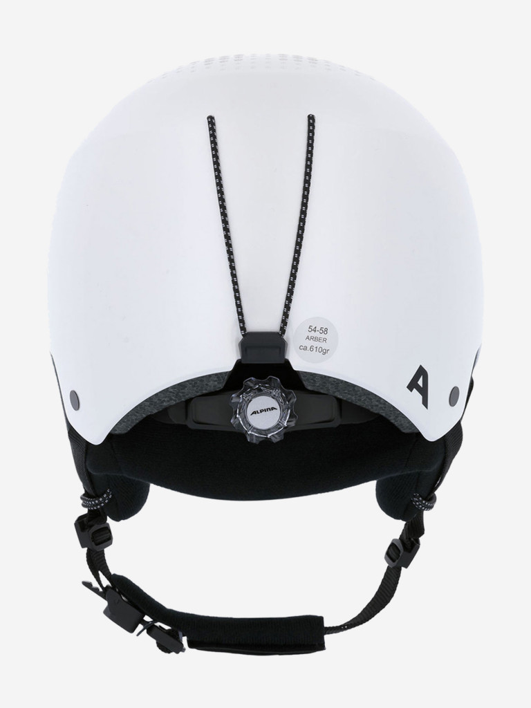 Горнолыжный шлем Alpina Arber White-Metallic Gloss