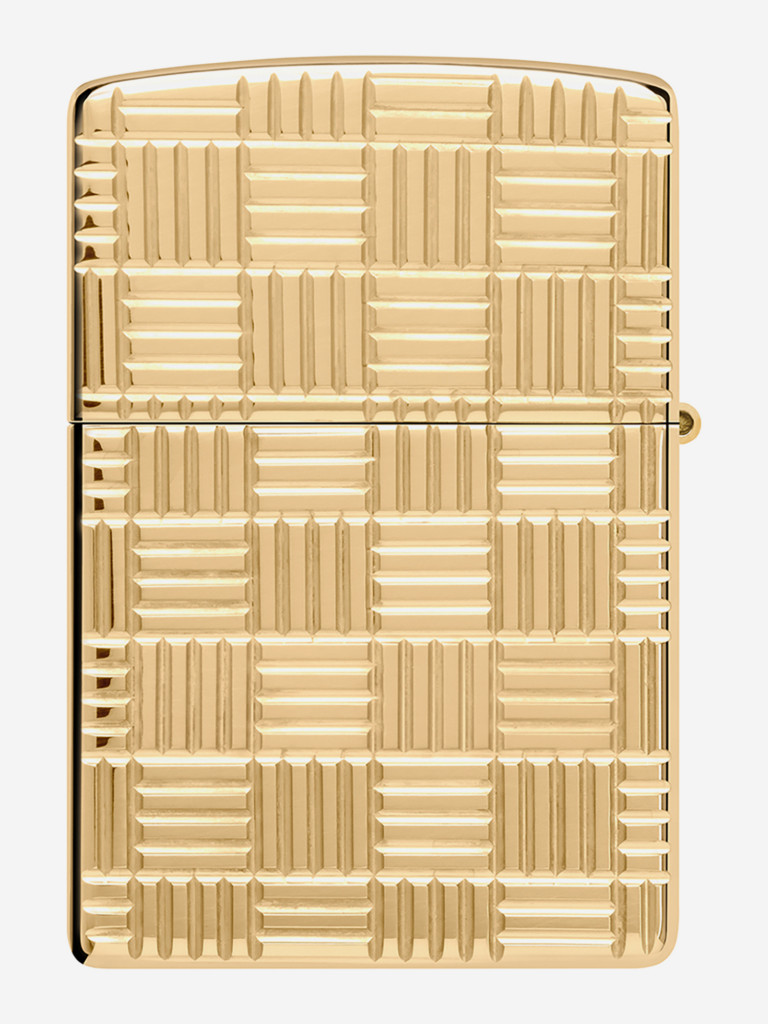 Зажигалка бензиновая ветроустойчивая Zippo Armor High Polish Brass