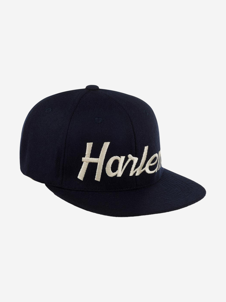 Бейсболка с прямым козырьком HOOD 100-MWL002-NY019-NY Harlem, NY (синий)