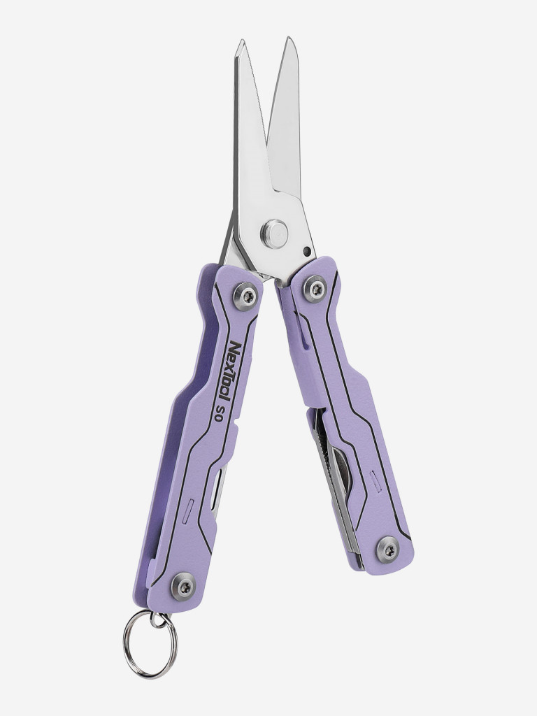 Мультитул Nextool Micro Sailor Scissors S0, фиолетовый