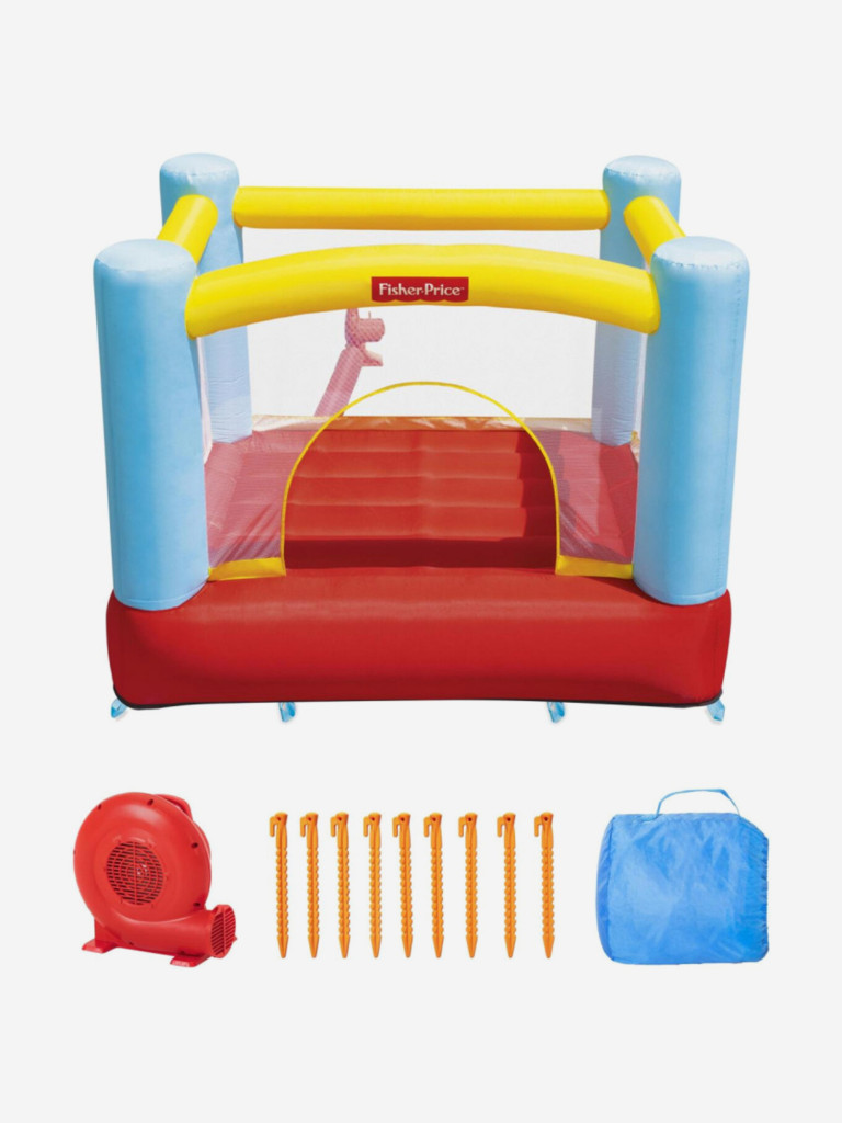 Надувной игровой центр-батут Bestway 93549 Fisher Price (200x170x152cм) 3-8 лет
