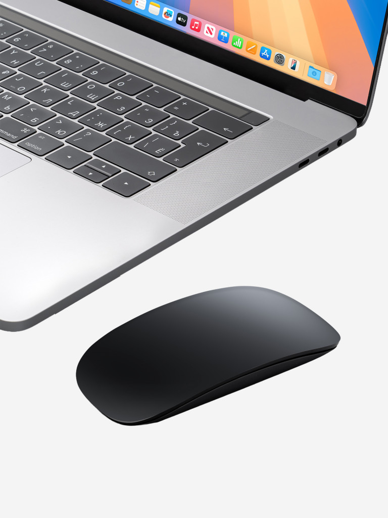 Мышь беспроводная Deppa Neo Mouse, Bluetooth 5.1, 500 мА-ч с сенсорной прокруткой