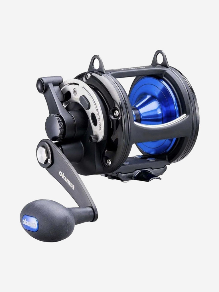 Катушка для рыбалки Okuma Solterra b SLX 30 IIb RH Trolling 2-Speed 3.8:1  and 1.7:1 черный/синий цвет — купить за 34685 руб. со скидкой 23 %, отзывы  в интернет-магазине Спортмастер