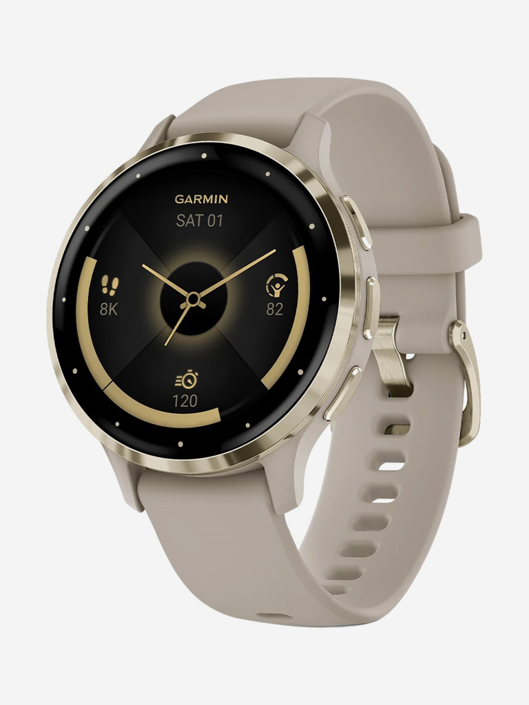 Спортивные часы Garmin Venu 3S French Gray Soft Gold