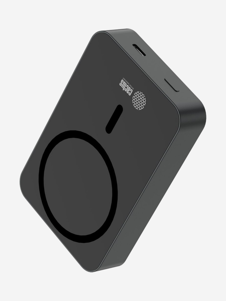 Мобильный аккумулятор Cactus CS-PBFSTA-10 000 10 000 mAh 22.5 W 4.5 A USB-C беспров.зар. черный