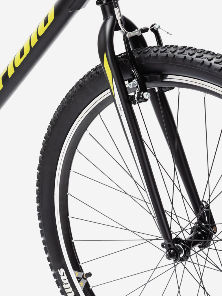 Велосипед CAPRIOLO MTB LEVEL 9.0 (3 X 6), рама алюминий 19'', колёса 29'' (чёрный - жёлтый - зелёный)
