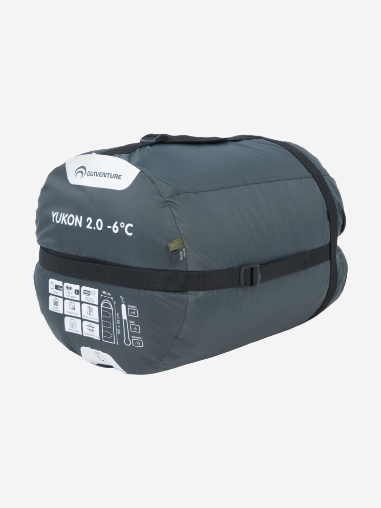 Спальный мешок Outventure Yukon -6 левосторонний