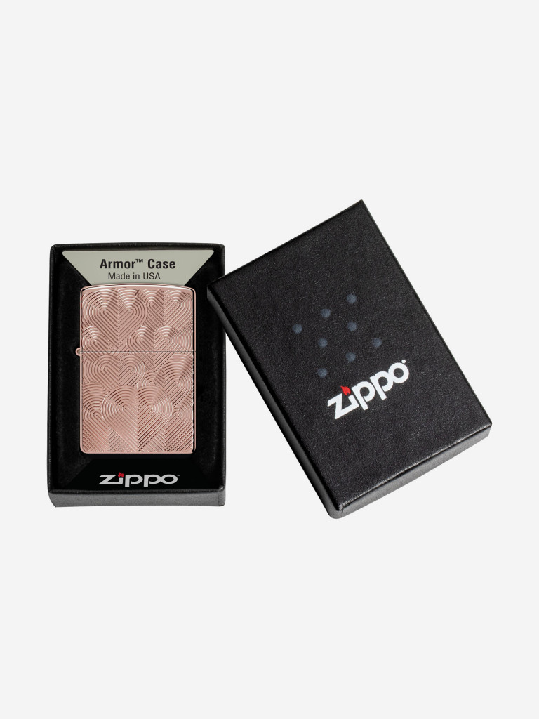 Зажигалка бензиновая ZIPPO 48919 Armor Hearts