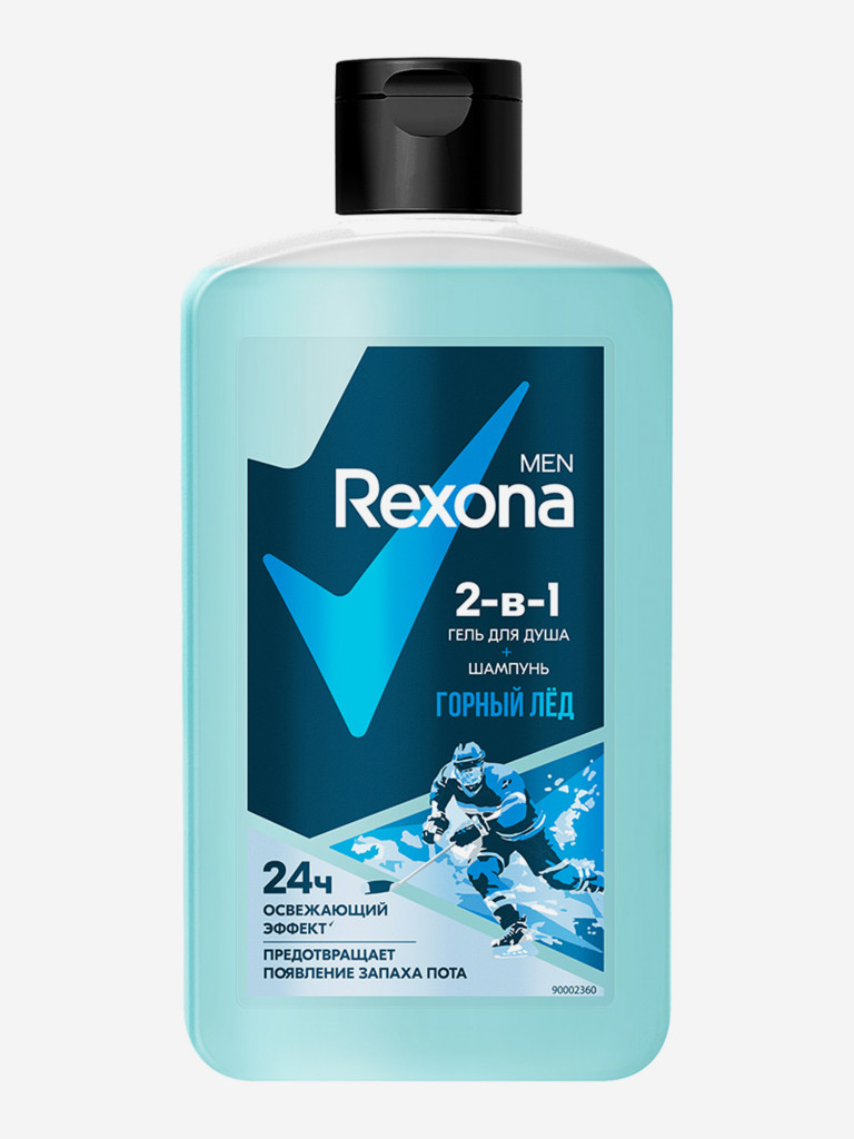 Гель для душа Rexona men 2в1 горный лёд 490 мл