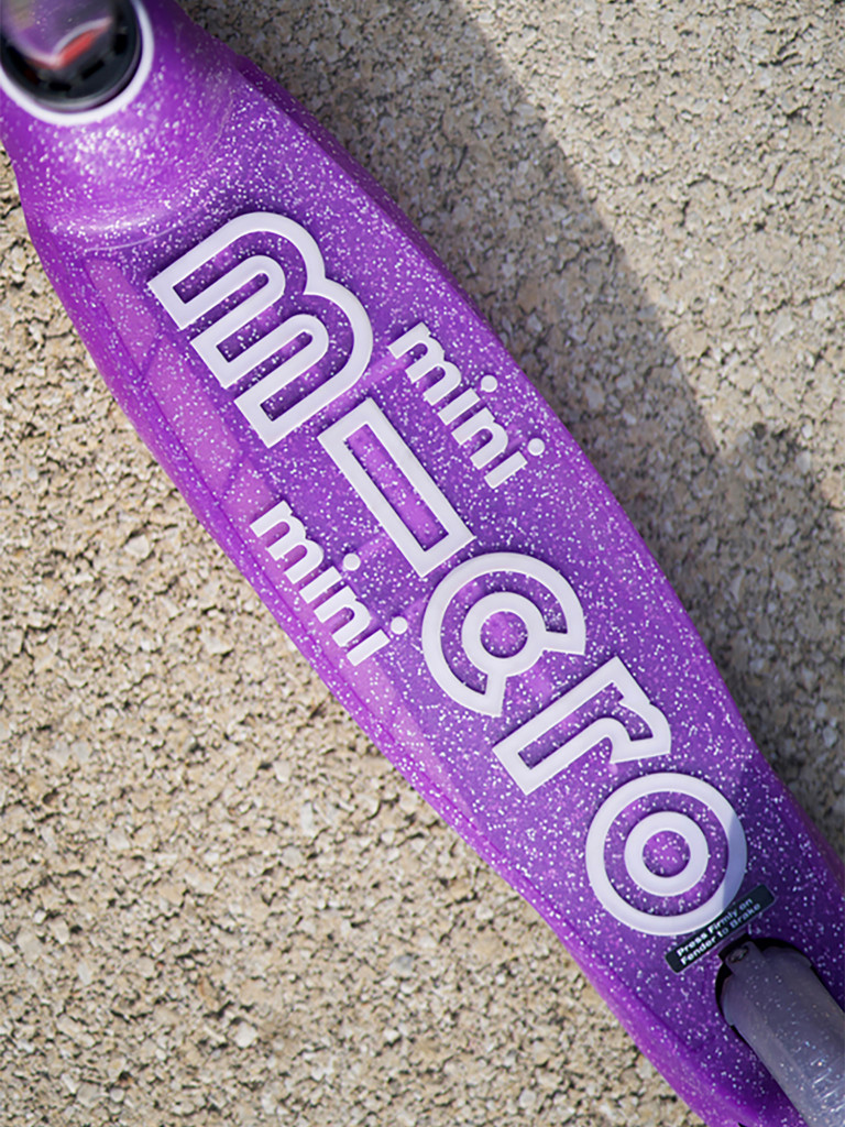 Cамокат детский Micro Mini Deluxe LED, Блестящий