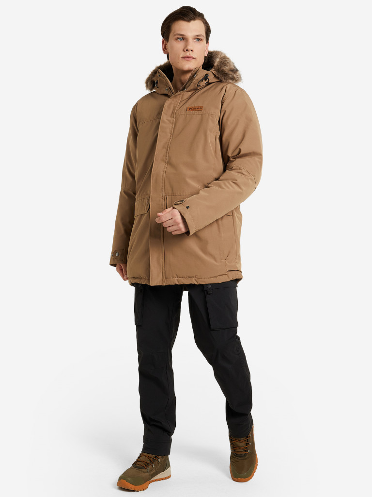 Пуховик мужской Columbia Marquam Peak Parka арт. 1865482 коричневый ...